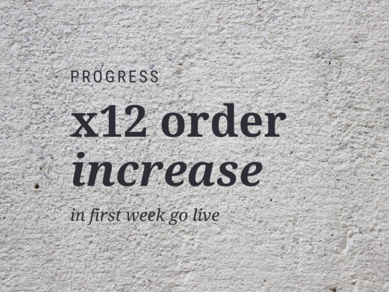 x12 orders text