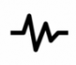black icon of recorded heartbeat