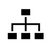 black icon of graph table