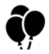 black-icon-of-balloons