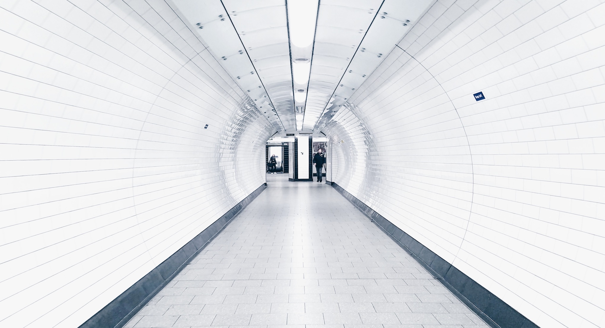white-brick-tube-tunnel