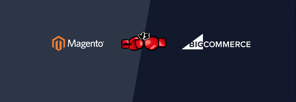 magento-bigcommerce-logos-with-boxing-gloves