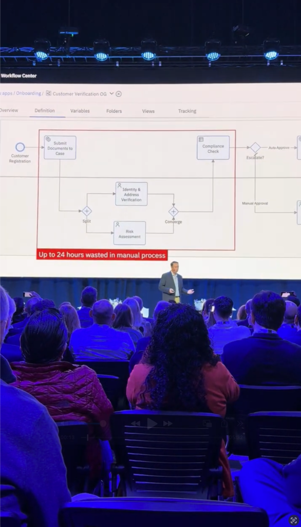 Latest from IBM Think 2025 Enterprise #agenticai 
IBM #Watsonx Orchestrate - Agentic AI in action demonstrating a Customer Verification process. From data to minutes process acceleration.
