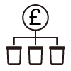 Cost Allocation Icon