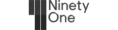 Ninety One Logo Greyscale