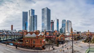 Manchester, UK Skyline